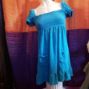 Juicy Couture terrycloth casual towel dress medium
